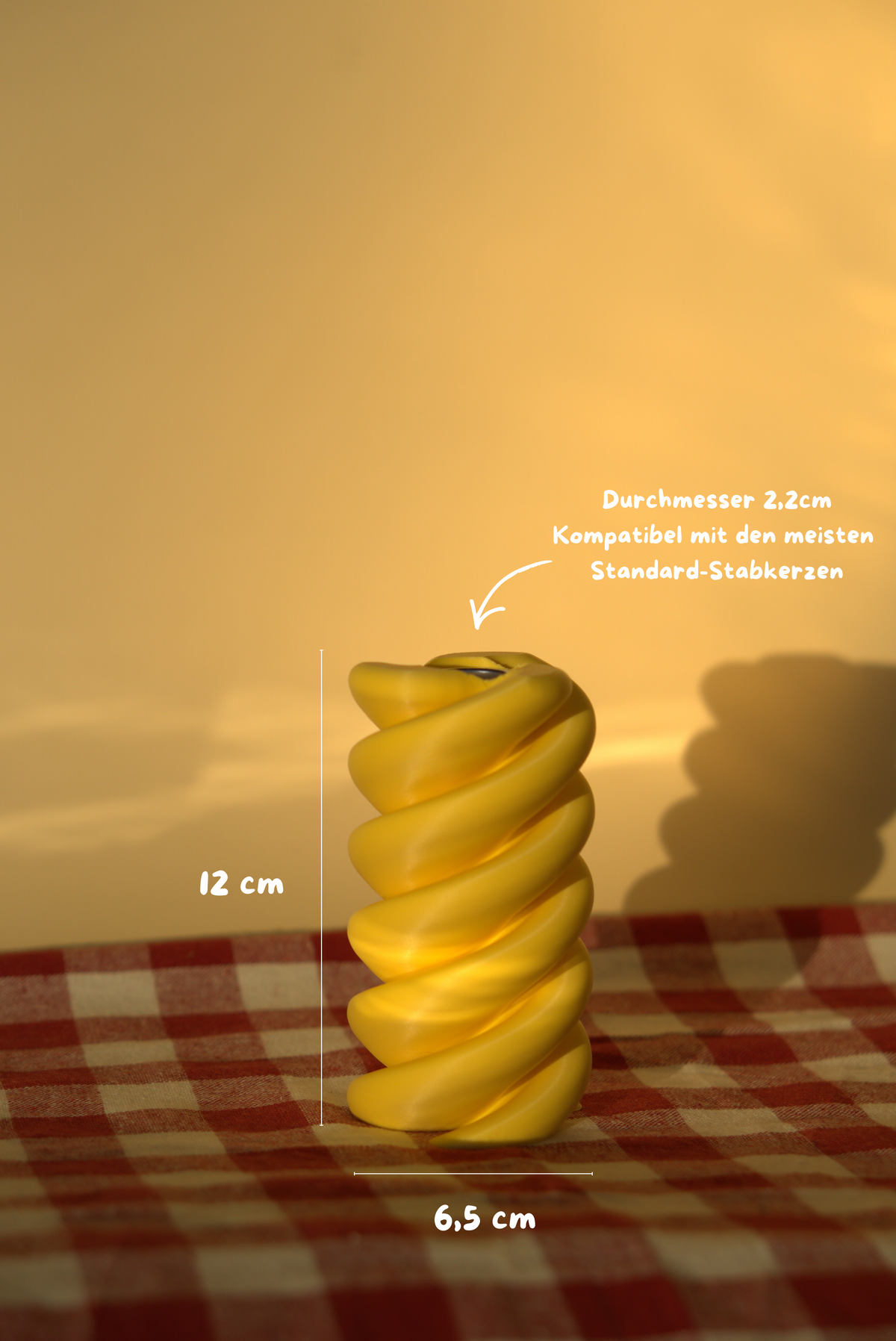 Kerzenhalter Fusilli Pasta