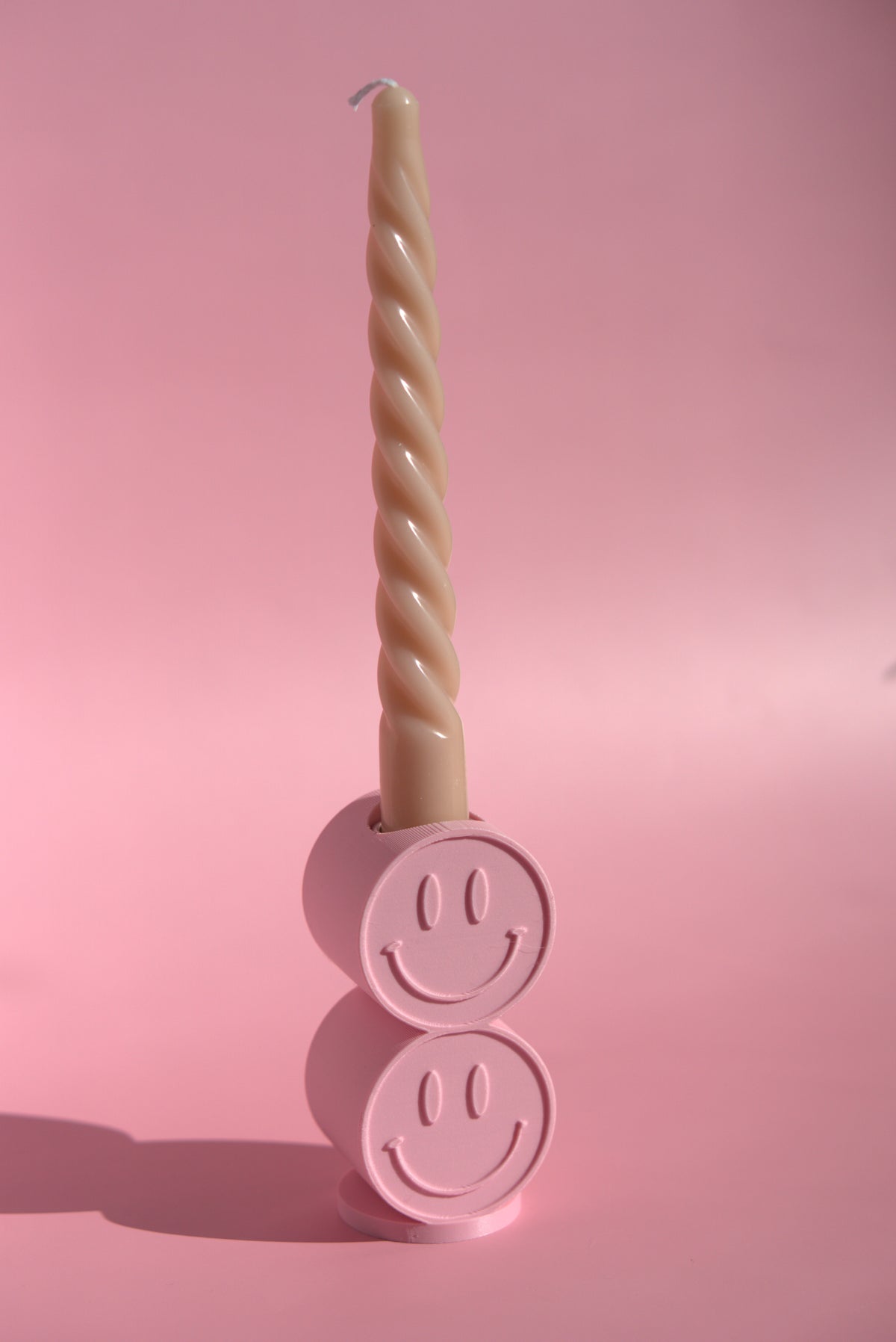 Kerzenständer für Stabkerzen - Rosa