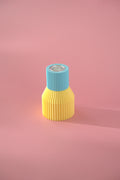 Kerzenhalter Color Block Mini Gelb & Blau