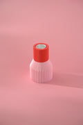 Bunter Kerzenhalter Color Block Mini - Rosa & Rot