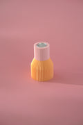 Bunter Kerzenhalter Color Block Mini - Peach & Rosa