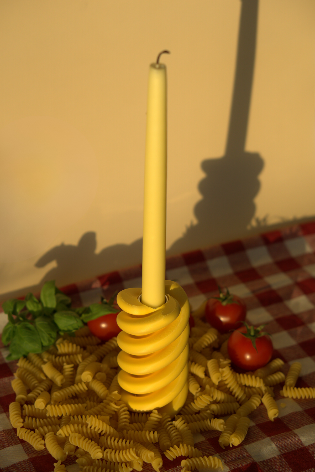 Kerzenhalter Fusilli Pasta